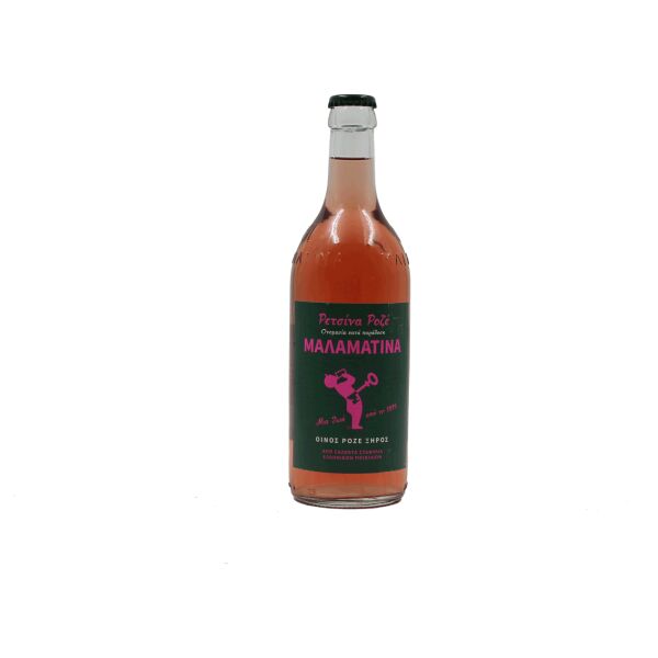 ΜΑΛΑΜΑΤΙΝΑ ΡΕΤΣΙΝΑ 500ml ΡΟΖΕ