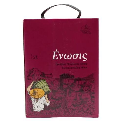ΑΣΚΟΣ ΛΗΜΝΟΣ ΕΑΣ 5LT ΗΜΙΓΛΥΚΟ ΕΡΥΘΡΟ