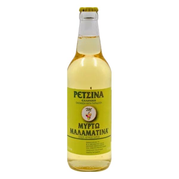 ΜΑΛΑΜΑΤΙΝΑ ΡΕΤΣΙΝΑ 500ml ΛΕΥΚΟ