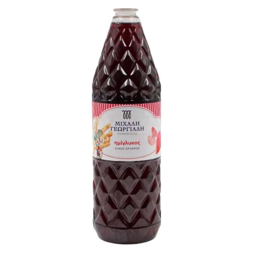 ΚΡΑΣΙ PET ΓΕΩΡΓΙΑΔΗ ΗΜΙΓΛΥΚΟ ΕΡΥΘΡΟ 1.5LT
